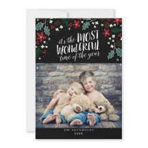 Modern Mest underbara helgdag - fotkort