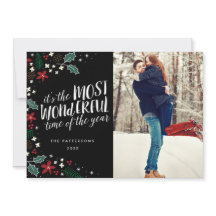 Modern Mest underbara helgdag - fotkort