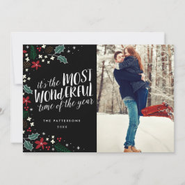 Modern Mest underbara helgdag - fotkort Julkort