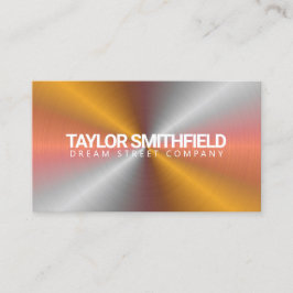 Modern metall visitkort