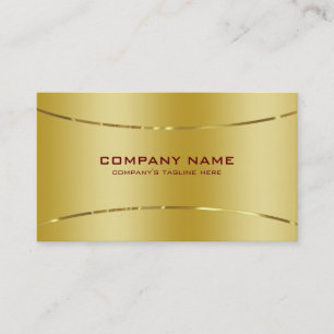 Modern Metallic Faux Guld-bakgrund Visitkort