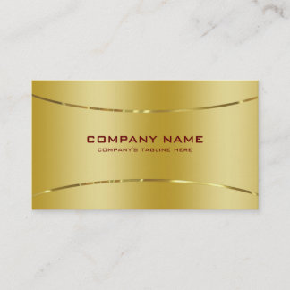 Modern Metallic Faux Guld-bakgrund Visitkort