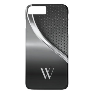 Modern Metallisk stil Monogrammad
