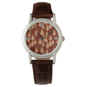 Modern metalliskt Julgranar - koppar Armbandsur