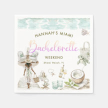 Modern Miami Beach Bachelorette Helg
