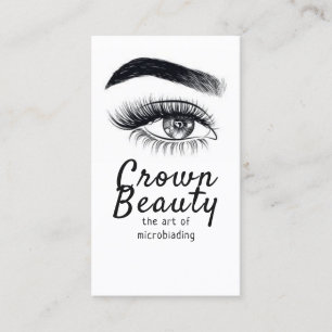 Modern Microblading, Ögonbryn, Permanent Makeup Visitkort