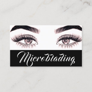 Modern Microblading, Ögonbryn, Permanent Makeup Visitkort