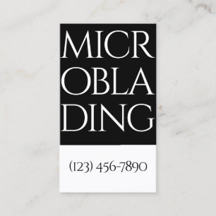 Modern Microblading, Ögonbryn, Permanent Makeup Visitkort