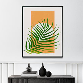 Modern Mid Century Art, Elegant Home Office Decor Poster