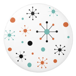 Modern Mid Century Retro Atomic Abstract Knopp