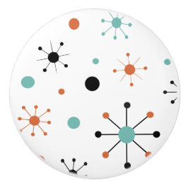 Modern Mid Century Retro Atomic Abstract Knopp