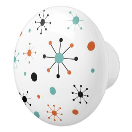 Modern Mid Century Retro Atomisk Abstrakt Knopp