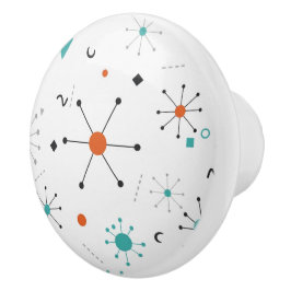 Modern Mid Century Retro Atomisk Abstrakt Knopp