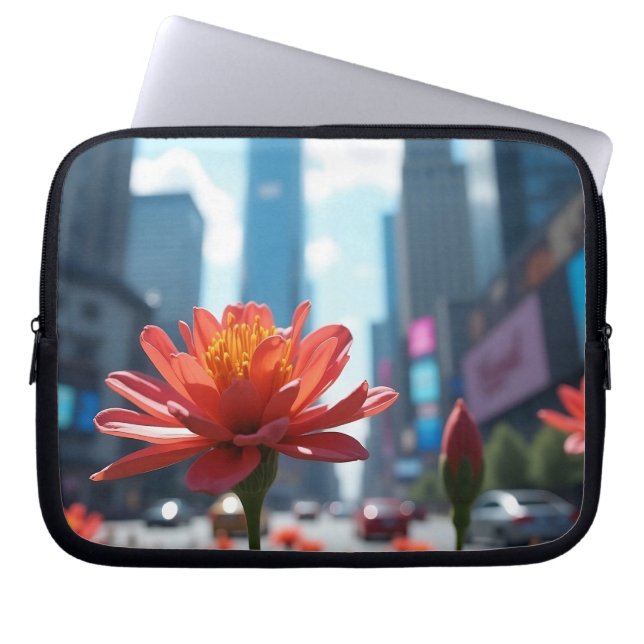 Modern Midday Midtown Bloom 10' Laptop Fodral (Framsidan)
