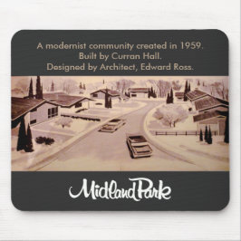Modern Midland Park Toronto Mousepad i mitten av å Musmatta