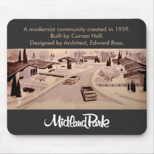 Modern Midland Park Toronto Mousepad i mitten av  Musmatta