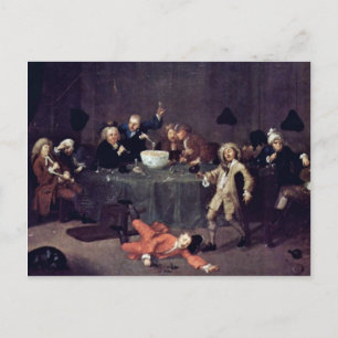 Modern Midnatt Konversation Av Hogarth William Vykort