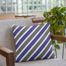 Modern Midnight Blue Grått Diagonal Rand