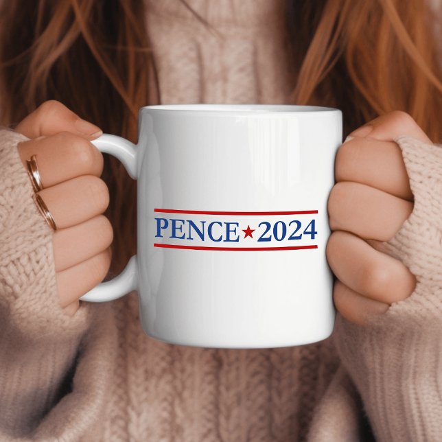 Modern Mike Pence 2024 USA:s president Kaffemugg (Skapare uppladdad)