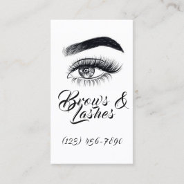 Modern mikroblading , Eyebrows, Permanent Makeup Visitkort