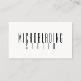 Modern mikroblading , Eyebrows, Permanent Makeup Visitkort