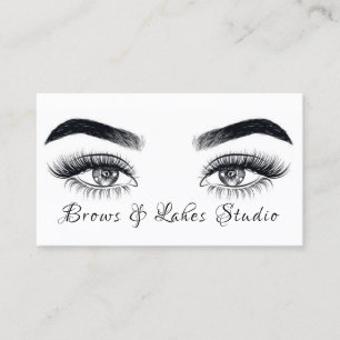 Modern mikroblading , Eyebrows, Permanent Makeup Visitkort