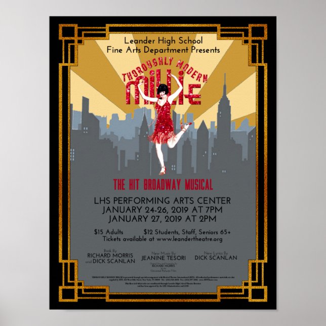 "Modern Millie" Poster (Framsidan)