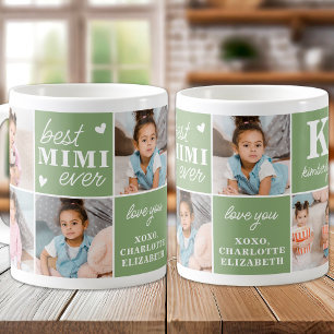 Modern MIMI-Personlig Grandmor 7 Multi Photo Kaffemugg