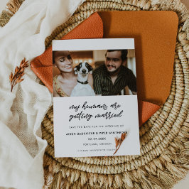 Modern Mina människor gifta sig foto Spara Datumet