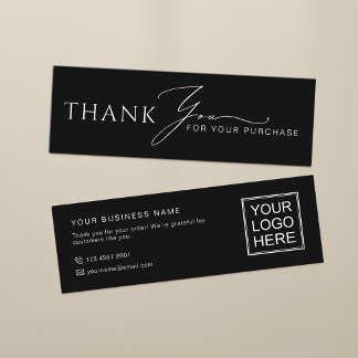 Modern Mini Packaging Inserts For Online Shops Visitkort