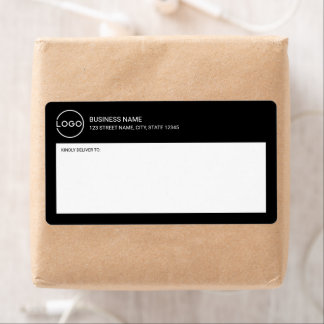 Modern Miniamlist Custom Business Logo Shipping La Fraktsedel