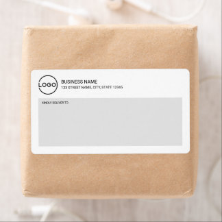 Modern Miniamlist Custom Business Logo Shipping La Fraktsedel