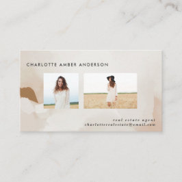 Modern minimal abstrakt-affärskort visitkort
