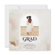 Modern minimal abstrakt fotot student terracotta