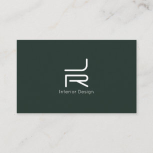 Modern minimal abstrakt initialer logotyp visitkort