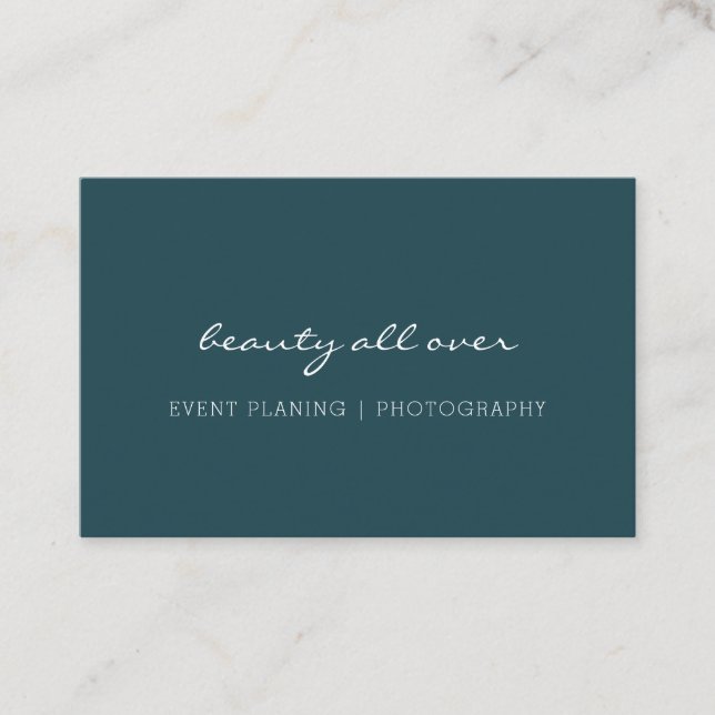 Modern minimal affärskort visitkort (Framsida)