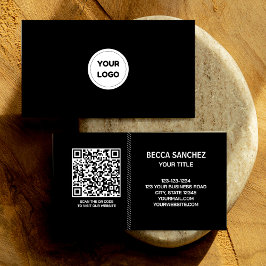 Modern minimal allmän designkod för vanlig Logotyp Visitkort