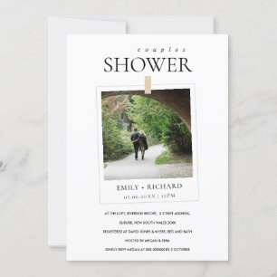 MODERN MINIMAL ANPASSNINGSBAR PHOTO PAR SHOWER INB TACK KORT