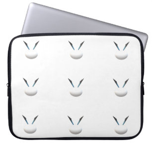 MODERN MINIMAL ART SHINING WHITE GLOBES LAPTOP FODRAL