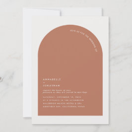 Modern minimal bohemisk rastteracotta-geometri