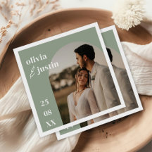 Modern minimal Boho Arch Photo Bröllop