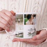 Modern minimal botanisk elegant med flera foton ch kaffemugg<br><div class="desc">Modern,  enkel personlig med flera 9-fotolyskepresentanter för helgdag i hemdekorfack. Enkel,  ren elegant,  minimal design. Perfekt för mamma,  pappa,  syster,  bror,  make,  hustru,  mormor,  mormor,  farfar,  morfar,  morfar,  morfar-födelsedag,  julafton,  årsdag,  mors dag,  fars dag.</div>