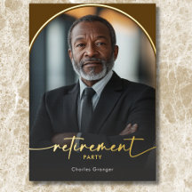 Modern Minimal Brown Pension Party