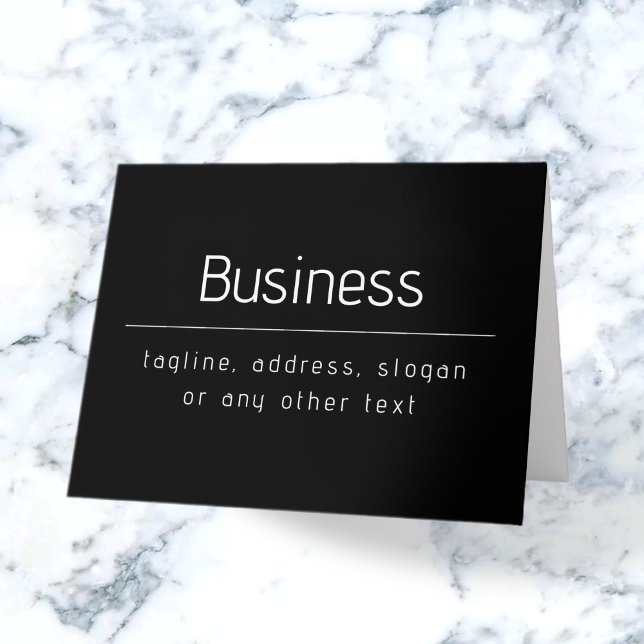 Modern Minimal Business Namn och annan information Kort (Skapare uppladdad)