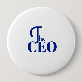 Modern Minimal CEO Blå Knapp