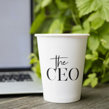 Modern minimal CEO Black