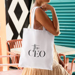Modern minimal CEO Black Tygkasse<br><div class="desc">Modern minimal CEO Black</div>