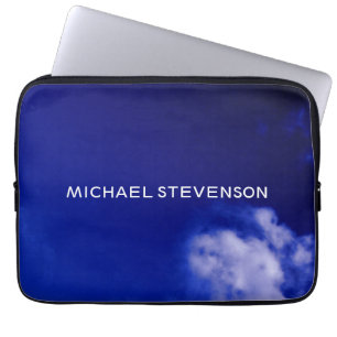 Modern minimal Chic med Blå himmel-unika Laptop Fodral