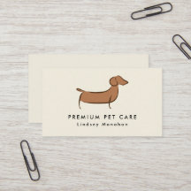 Modern minimal Dachshund Djuromsorg Hund