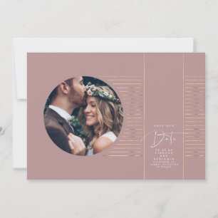 Modern minimal delikat Spara datumfoto Datumet